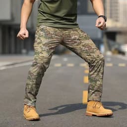 image-Outdoor Multi-Pocket Fishing Pants - Dark Night 5XL