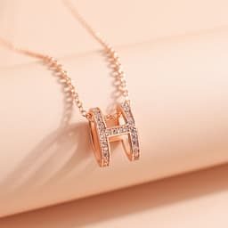 image-Titanium Steel Diamond Necklace - Women's Clavicle Chain