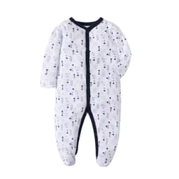 image-Baby Romper - Pink Long Sleeve Cotton 12M