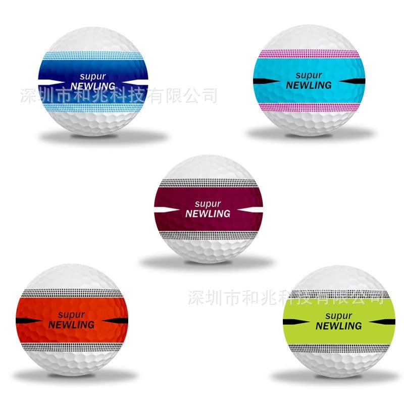 image-Golf's new three-layer game ball, 360-degree seamless alignment, putter, high-density end ball, logo printable