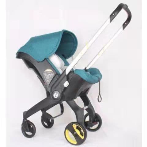 image-Multifunctional four-in-one baby trolley basket two-way lightweight folding car safety seat