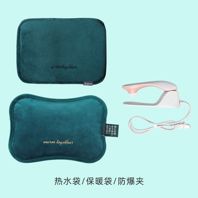 image-Han Zheng Rechargeable Hot Water Bag - 450W PVC, 1.5kg