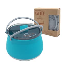 image-Camping Portable Silicone Folding Kettle - 1L Black
