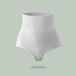 image-High-Waisted Panties Graphene Nylon Honeycomb Tummy Control