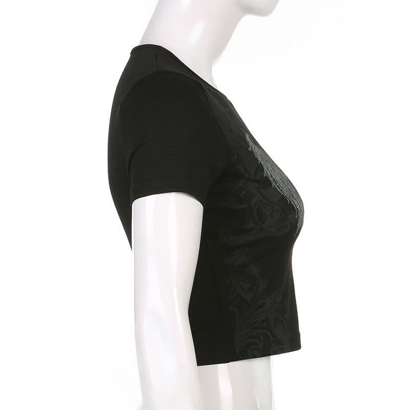 image-Spice Girls Print T-Shirt Black - Slim Fit Short Sleeve