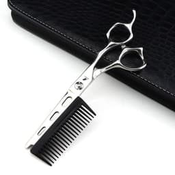 image-6.0" Hairdressing Scissors - Flat Comb Style