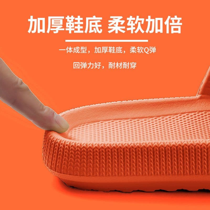image-EVA Slippers Unisex Thick Sole 3.5cm Black