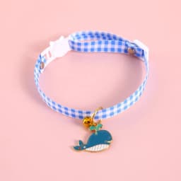 image-Dayuanzi Pet Collar - Denim Pink Cat Claw S
