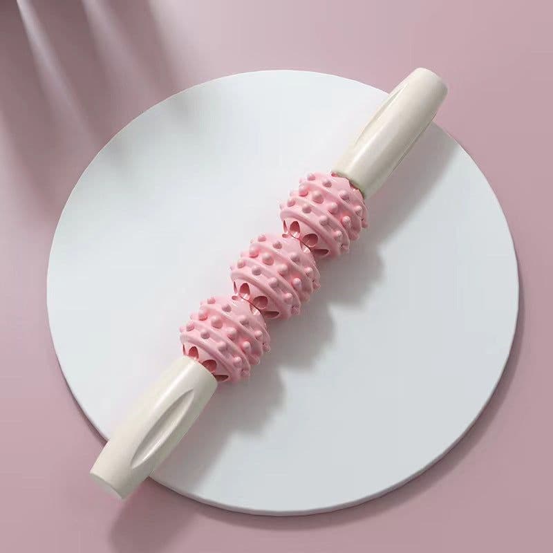 image-Stovepipe massage stick mace roller fitness fascia stick leg muscle relaxation roller calf yoga stretching