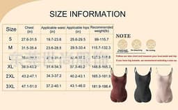 image-Seamless Bodysuit Shapewear Women Nylon Brown 3XL