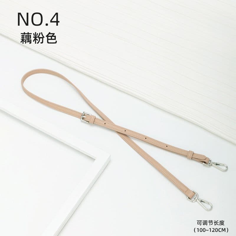 image-Longchamp Mini Bag Strap - Cognac Brown Leather