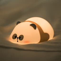image-Teacher Rake Paipai Lamp Internet celebrity giant panda night light silicone lamp night light creative gift to heal, cute and relieve stress
