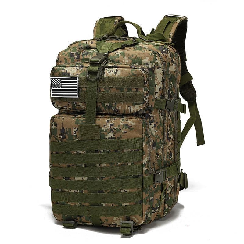 image-Okali 36-55L Tactical Backpack - MOLLE Expandable, Camping, Hiking, Oxford Cloth