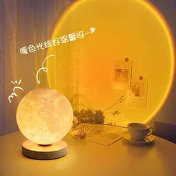 image-Daguanyuan moon lamp girl ins gift romantic table lamp 9595/9816/1326 picture 800*800