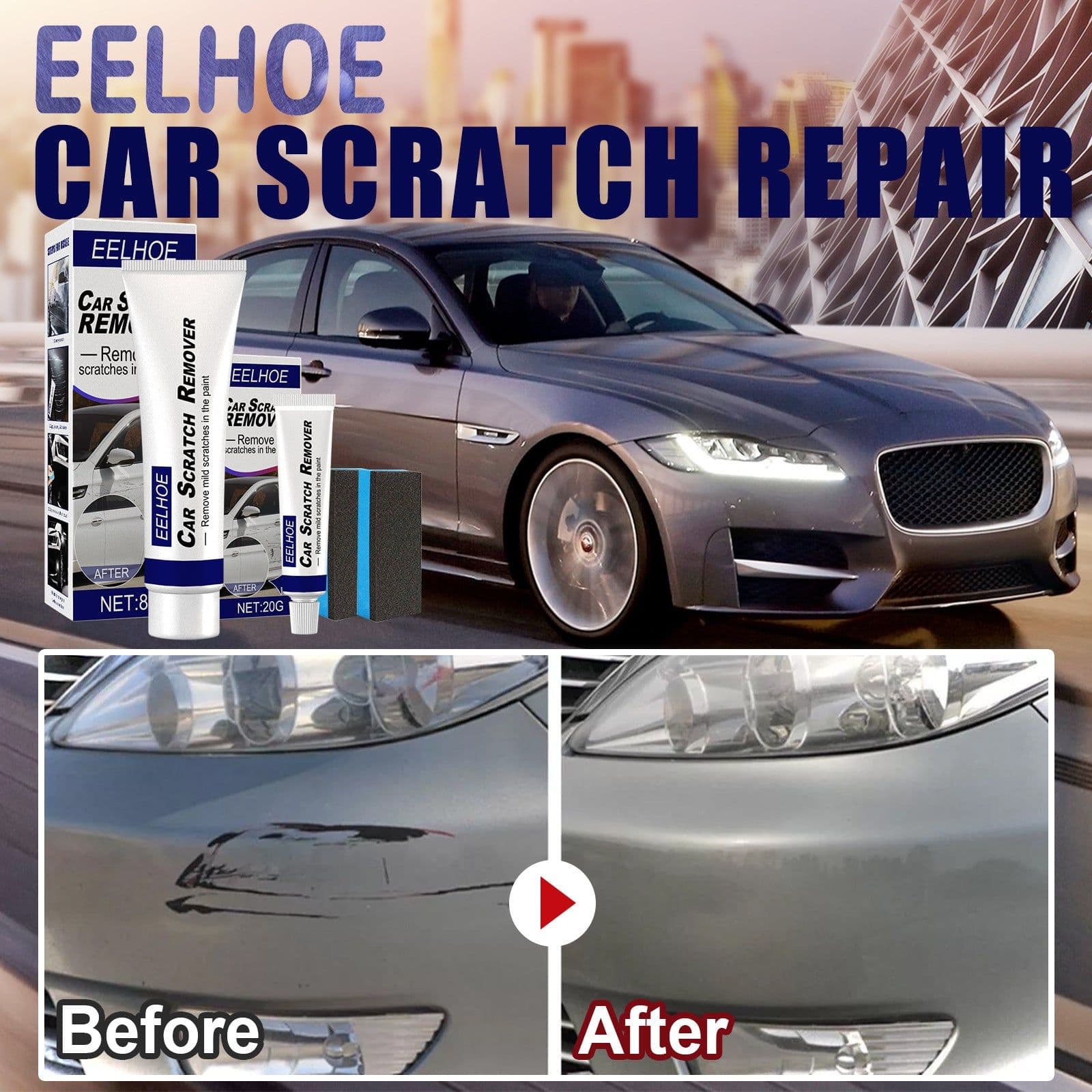image-EELHOE Car Scratch Repair Wax Polish