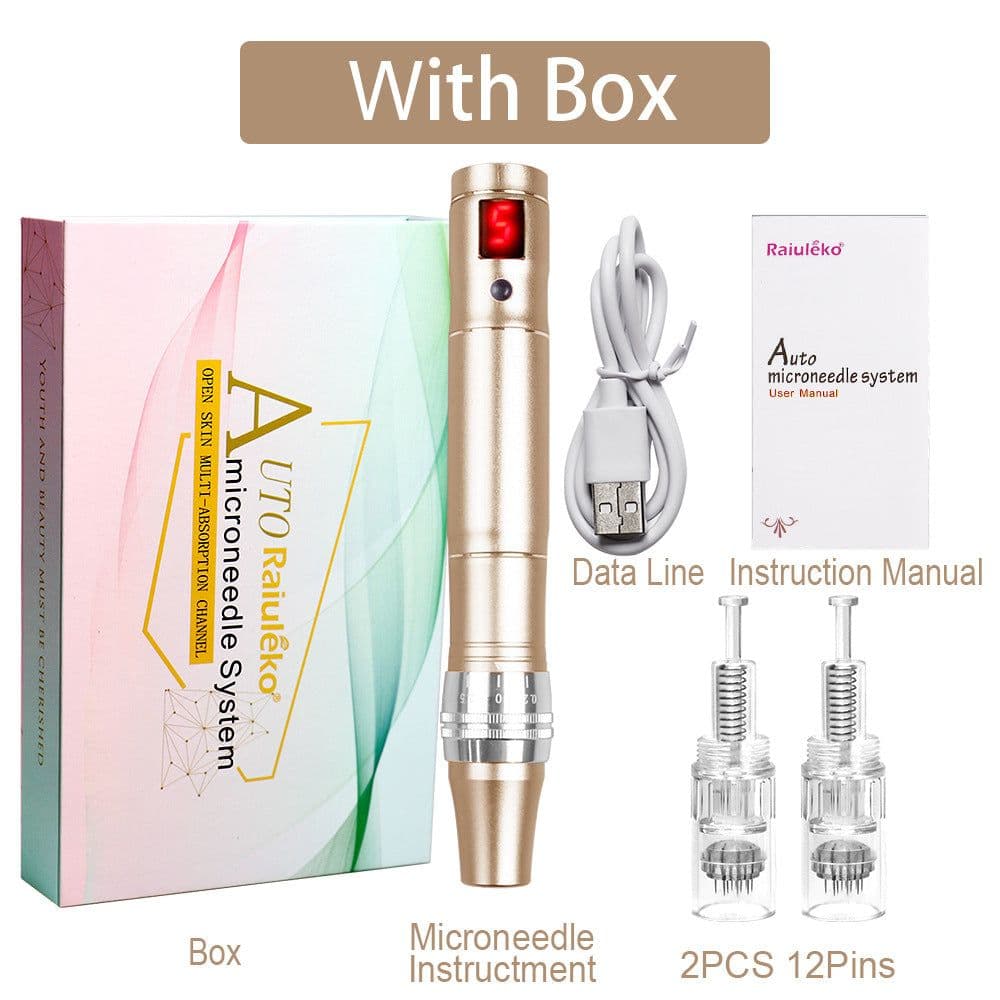 image-SKSONG AIi-299 Nano Microcrystalline Beauty Electric Microneedle Device - Matte Silver