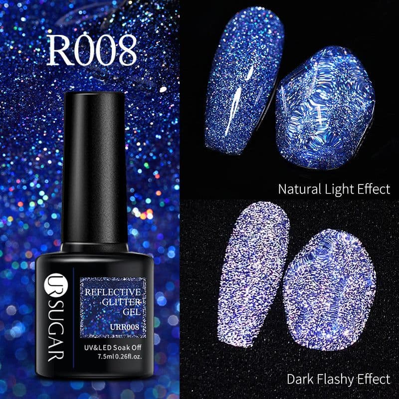 image-Fluorescent Reflective Manicure Gel - UR 2022 Phototherapy Jelly 7.5ml