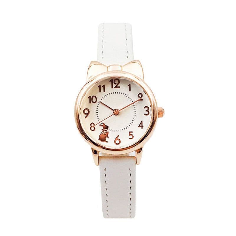 image-Children's Watch Rabbit Blue 10m Waterproof Quartz 1136