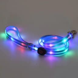 image-LED Pet Collar USB Charging - Nylon Black