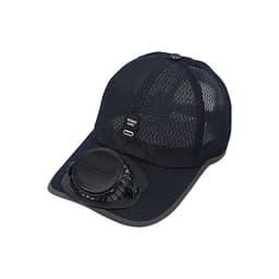 image-Summer Breathable Mesh Hat Solar Fan Sun Protection