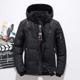 image-Men's Winter Sports Jacket - White Duck Down Polyester