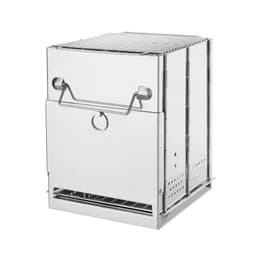 image-Outdoor Windproof Folding BBQ Stove Portable Stainless Steel