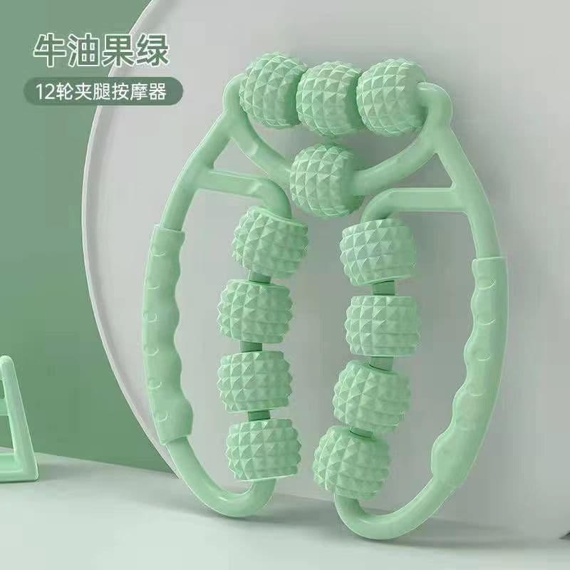 image-Roller Massager Muscle Relaxation Wheel - Green 12