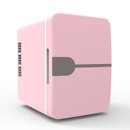 image-6L Dual-Purpose Car Refrigerator - Pink/White/Gray, USB, 48W, 12V