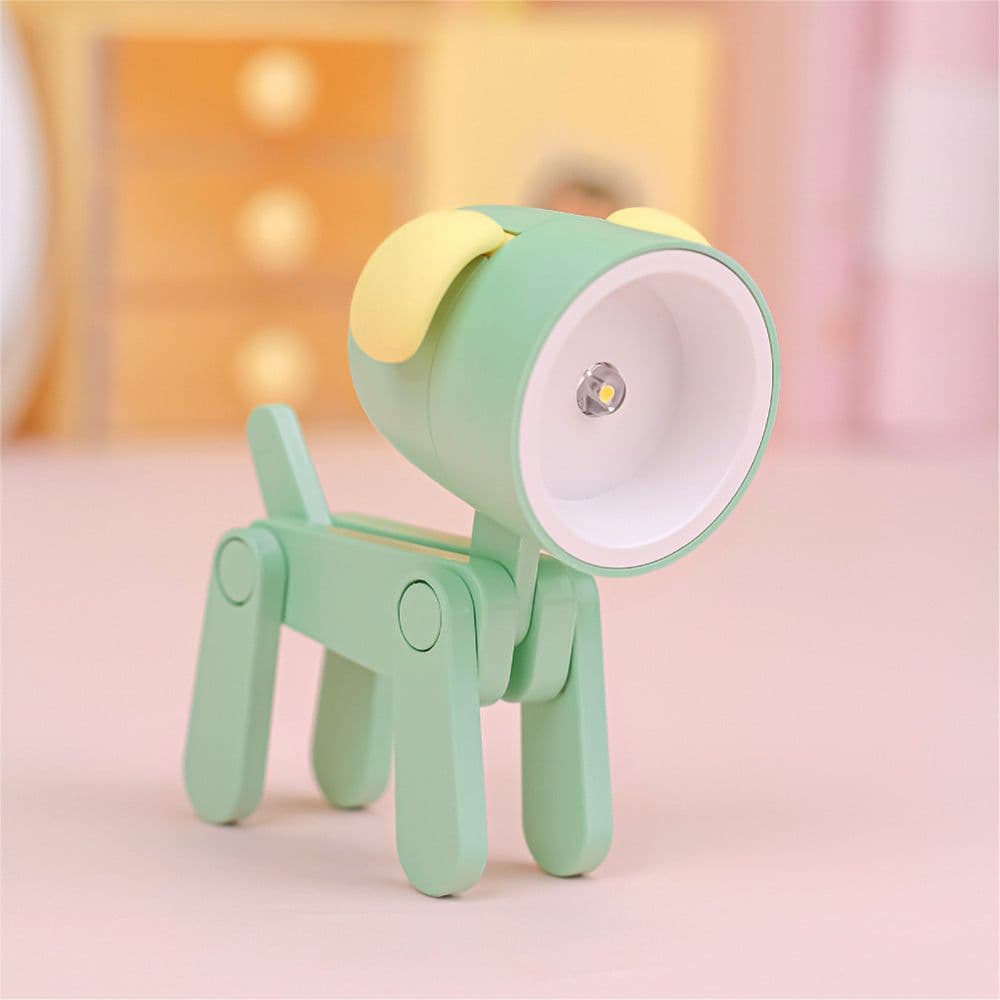 image-LED Night Light Pet Decoration Mini Phone Holder - Orange