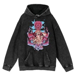 image-Cuifu Anime Sweatshirt - Black 5XL 100% Cotton Hooded Jacket