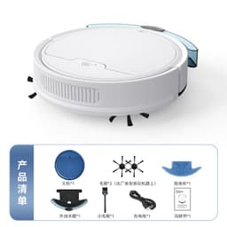 image-Intelligent Sweeper Robot - Dark Blue YQ8S-MAX App Control Vacuum Cleaner