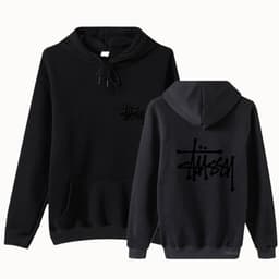 image-Classic Printed Black Sweatshirt STU World Tour Teen Jacket 2024