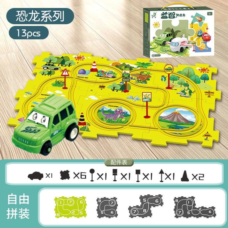 image-Di Paypal Electric Track Puzzle Car Toy