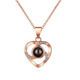image-925 Sterling Silver Projection Necklace Women