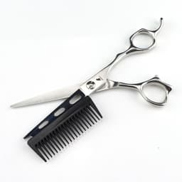 image-6.0" Hairdressing Scissors - Flat Comb Style
