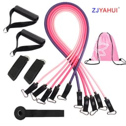 image-Tension Rope 150lbs Resistance Set - Women's Fitness