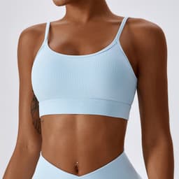 image-Zechuang strapped quick-drying beautiful back yoga bra running fitness sports bra tight yoga clothing top 8333