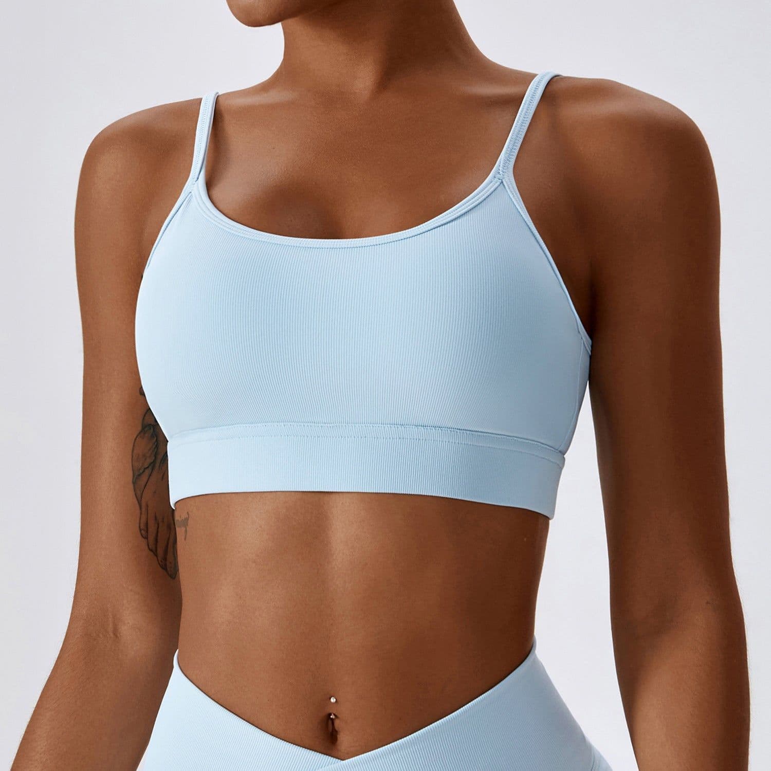 image-Zechuang strapped quick-drying beautiful back yoga bra running fitness sports bra tight yoga clothing top 8333