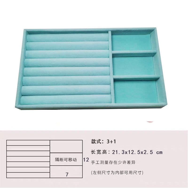 image-Jewelry Storage Tray - Desktop Organizer