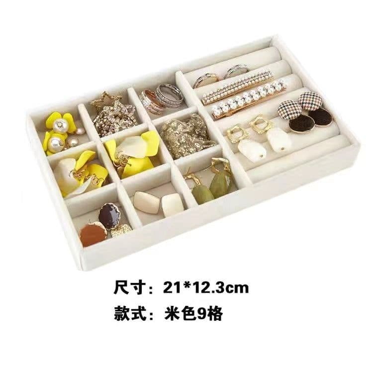 image-Jewelry Storage Tray - Desktop Organizer