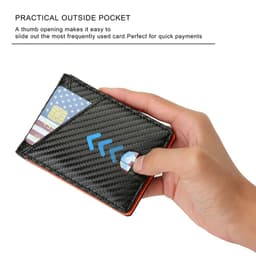 image-Carbon Fiber Men's Wallet - Business Wallet