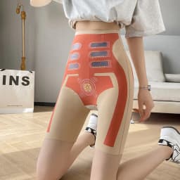 image-Postpartum Body Shaping Yoga Pants - Nylon Crotch Safety
