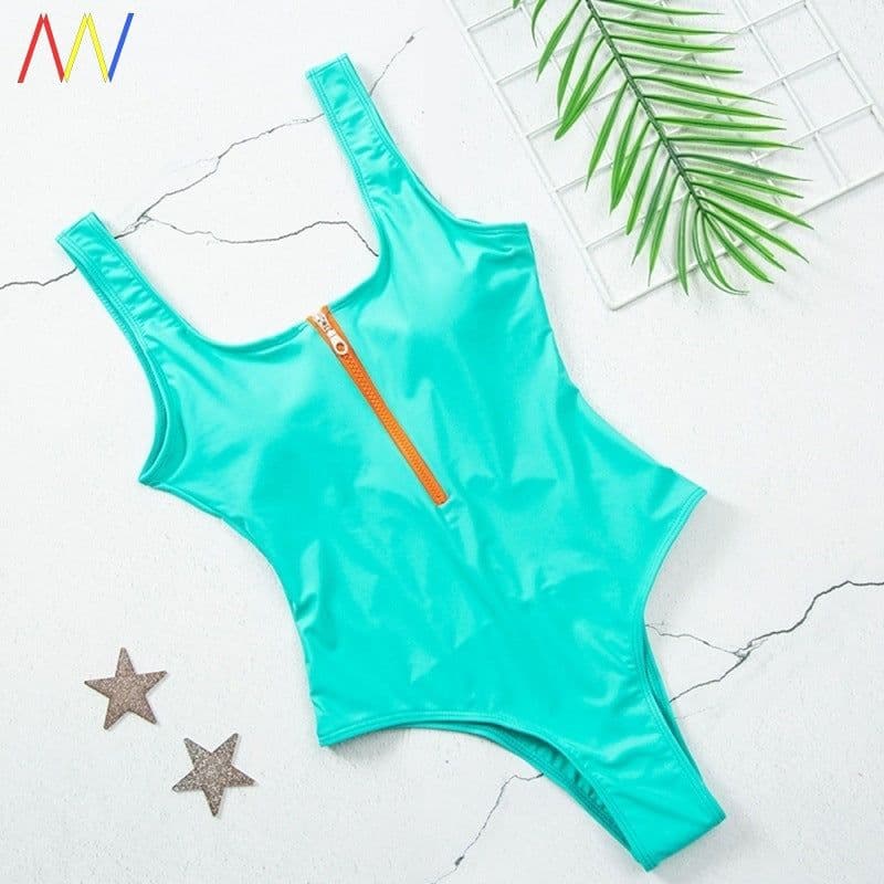 image-Sexy Bikini Swimsuit for Women - Print 1 S Size - Beach One-Piece
