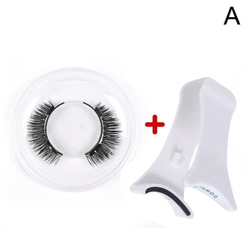 image-Magnetic False Eyelashes 6D Natural Long - Black