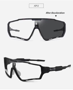 image-ELAX Cycling Glasses Color-Changing Windproof AP