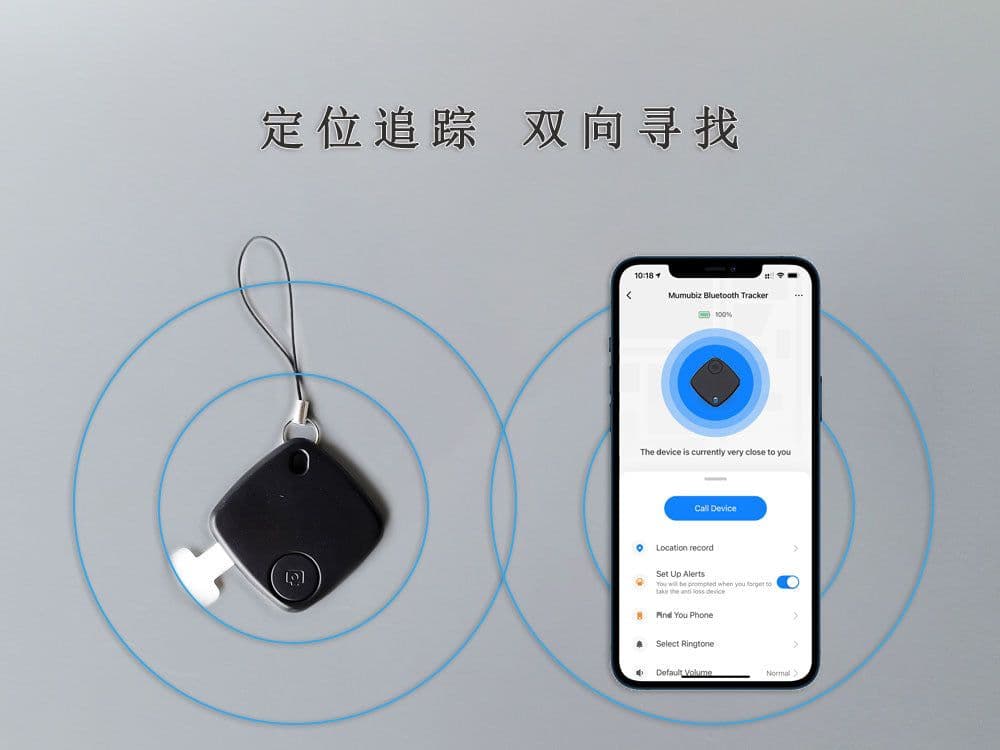 image-Tuya Smart Bluetooth Tracker White - Apple iOS