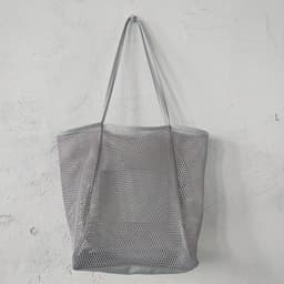 image-European Large Capacity Beach Tote Bag - Mesh