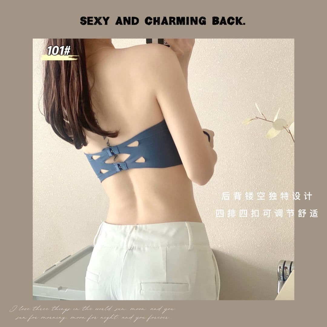 image-Odea Ice Silk Halter Tube Top for Women, Breathable & Anti-Light (66 characters)