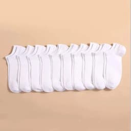image-Men's Ankle Socks - Breathable Cotton Sports Socks