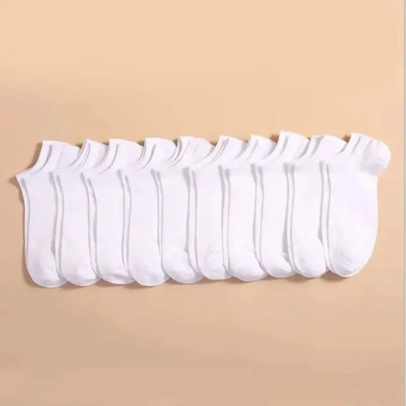 image-Men's Ankle Socks - Breathable Cotton Sports Socks